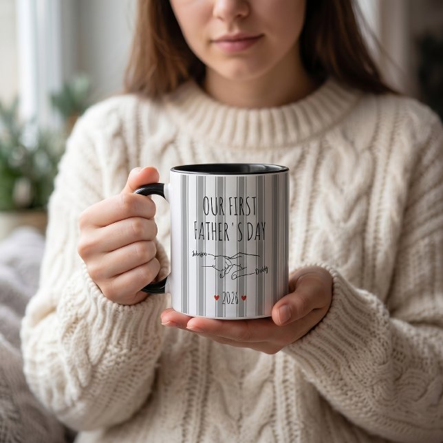 Vår Första Fars Dags Mugg (Skapare uppladdad)