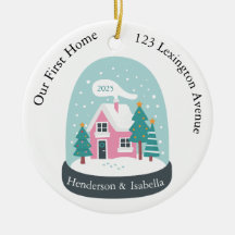 Vår första hemsida Snö Globe