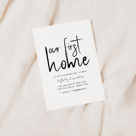 Vår första inbjudan till hemmapaparten