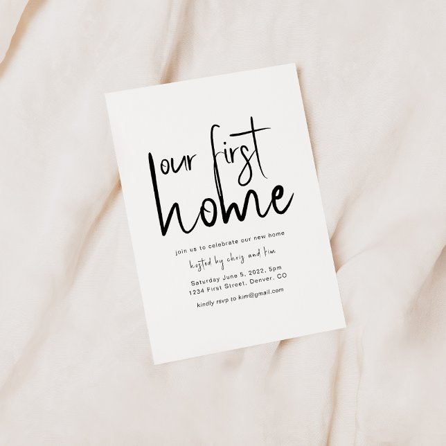 Vår första inbjudan till hemmapaparten (Skapare uppladdad)