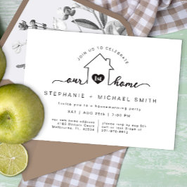 Vår första inbjudan till hemmapaparten