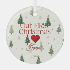 Vår första jul ägnade sig åt prydnadsmålning julgransdekoration