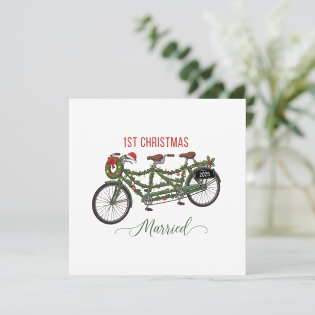 Vår första jul gifta 2025 | Söt tandem (Stående Fram)