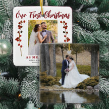 Vår första jul gifta 2 foto modern