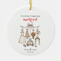Vår första jul gifta herr och fru