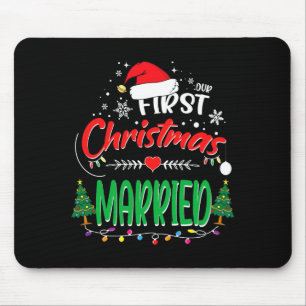 Vår första jul gifta Nygifta herr och fru Musmatta