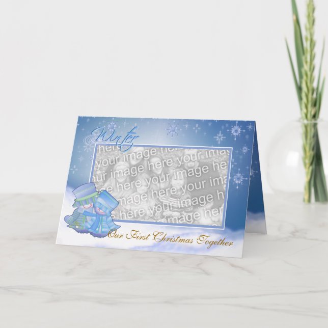 Vår första jul helgkort (Framsida)