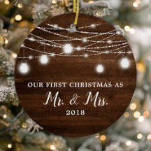 Vår första jul herr och fru Holiday Anpassad
