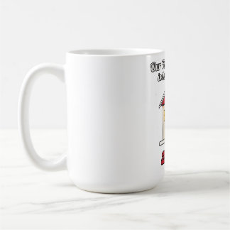 Vår första jul i det nya huset 2026 kaffemugg