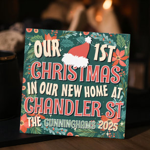 Vår första jul i vårt nya julkort hemma
