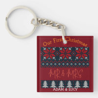 Vår första jul, mr och Mrs. /Ett par nylyft
