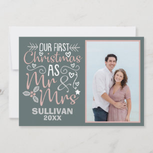 Vår första jul, Mr. och Mrs. Julkort