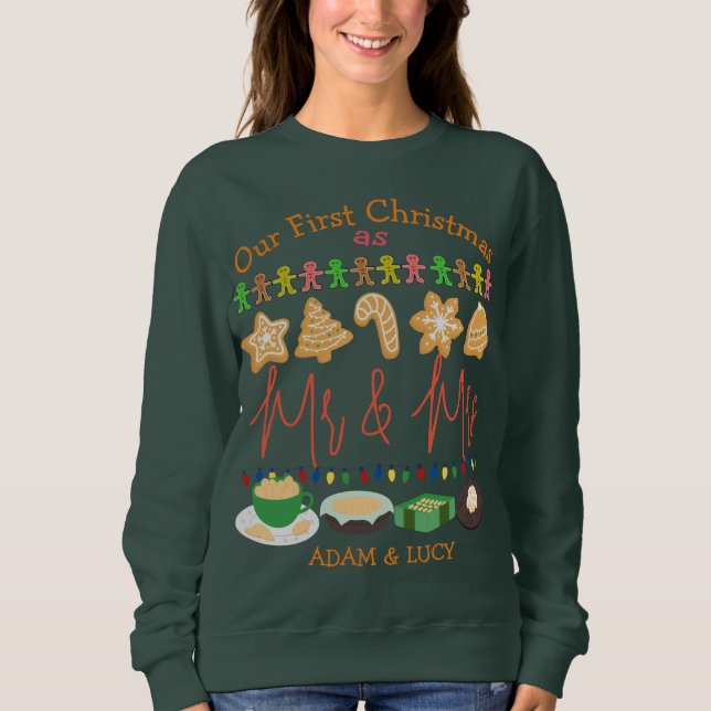 Vår första jul, mr och Mrs. | Några nylånade T Shirt (Framsida)