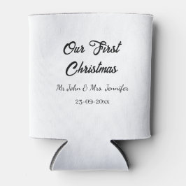 Vår första jul, mr och Mrs. namn.
