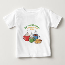 "Vår första jul som en familj på tre 2025" T Shirt