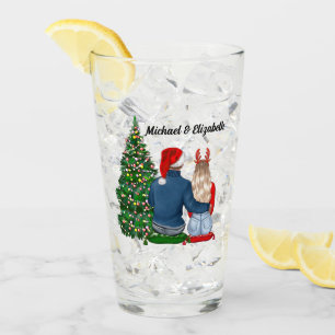 Vår första jul som ett gift par glaskopp