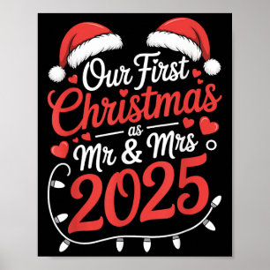 Vår första jul som Giorgio 2025 Married Par Poster