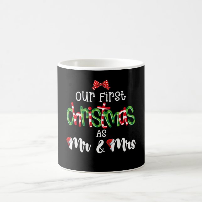 Vår första jul som herr och fru kaffemugg (Center)