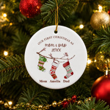 Vår första jul som mamma och pappa Personlig