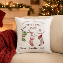 Vår första jul som mamma och pappa personlig