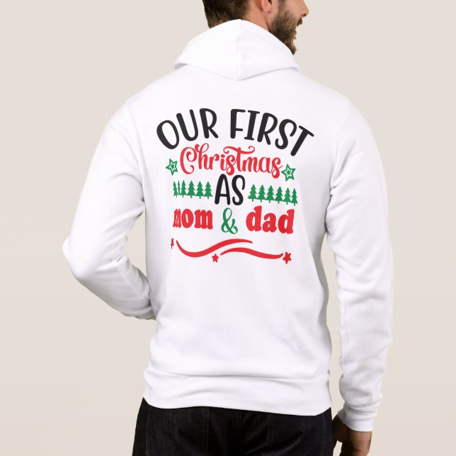Vår första jul som Mamma och Pappa T Shirt (Baksida)