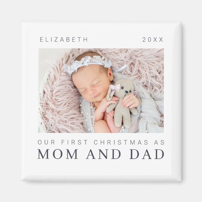 Vår första jul som modern Chic Mamma och Pappa Magnet (Framsidan)