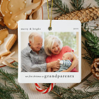 Vår första jul som morföräldrar Foto Keepsaké