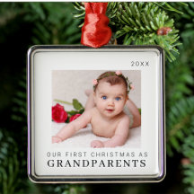 Vår första jul som morföräldrar Modern