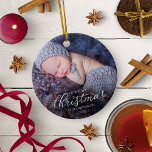 Vår första jul som morföräldrar Silver Foil Julgransprydnad Keramik<br><div class="desc">Vår första jul som morföräldrar Silver Foil Ceramic Ornamic</div>