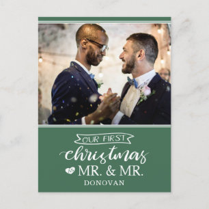 Vår första jul som mr & mr Newlyweds Helg Vykort