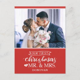 Vår första jul som mr & Mrs Newlyweds Helg Vykort
