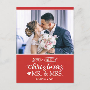 Vår första jul som mr & Mrs Newlyweds Helg Vykort