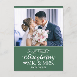 Vår första jul som mr & Mrs Newlyweds Helg Vykort