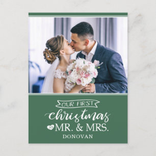 Vår första jul som mr & Mrs Newlyweds Helg Vykort