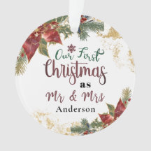 Vår första jul som Mr & Mrs Personlig