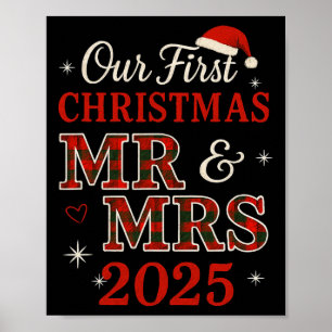 Vår första jul som Mr. och Mrs. 2025 Matching Ne Poster