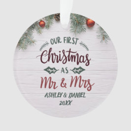 Vår första jul som Mr. och Mrs. Blommigt Anpassnin