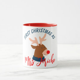 Vår första jul som mr och Newlyed Latte Mugg