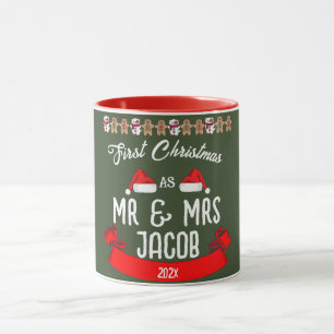Vår första jul som mr och Newlyed Mugg