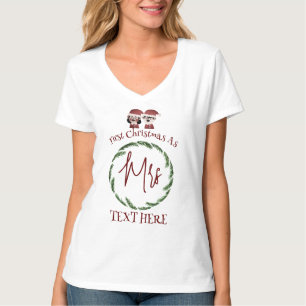 Vår första jul som mr och Newlyed T Shirt