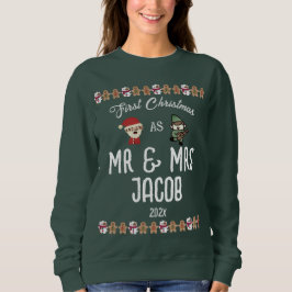 Vår första jul som mr och Newlyed T Shirt
