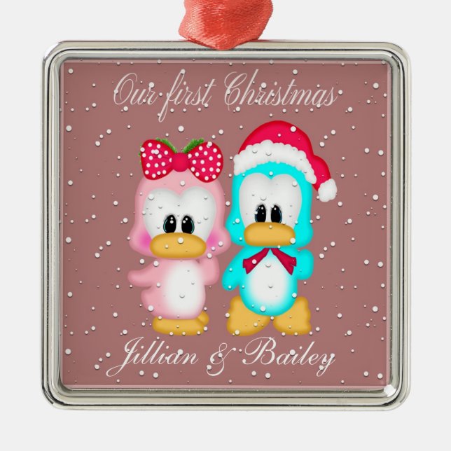 Vår första jul som Mr och Ornament (Framsidan)