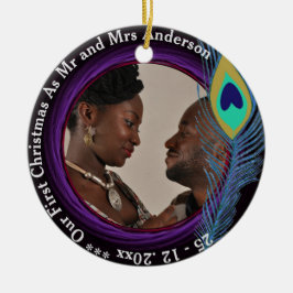 Vår första jul som MR och PHOTO Ornament