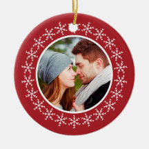 Vår första jul som Snowflake Ornament