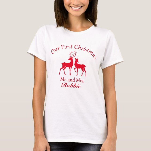 Vår första jul t-shirt (Framsida)