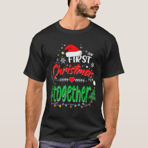 Vår första jul tillsammans 2021 1:a julen  t shirt