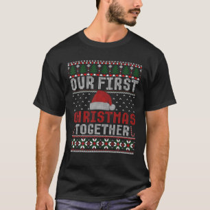 Vår första jul tillsammans julklumpar Newl T Shirt
