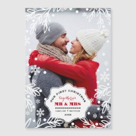 Vår första jul tillsammans med magnetfotokort