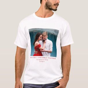 Vår första jul tillsammans med Personlig Photo T Shirt