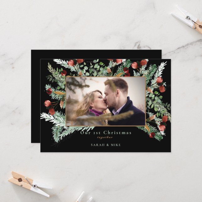 Vår första jul tillsammans med Photo Black (Fram/Back In Situ)